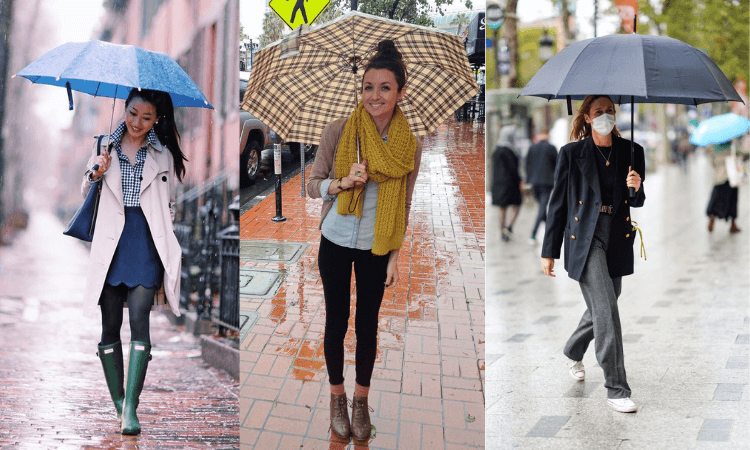 rainy day outfits that are both practical, stylish and comfortable