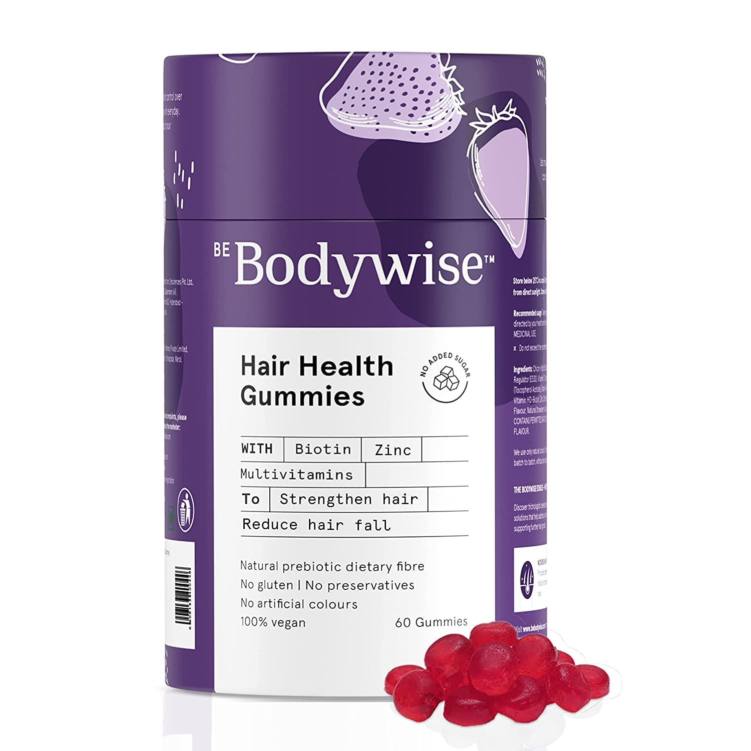 Bodywise Biotin Hair Gummies For Women
